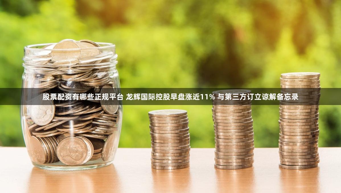 股票配资有哪些正规平台 龙辉国际控股早盘涨近11% 与第三方订立谅解备忘录